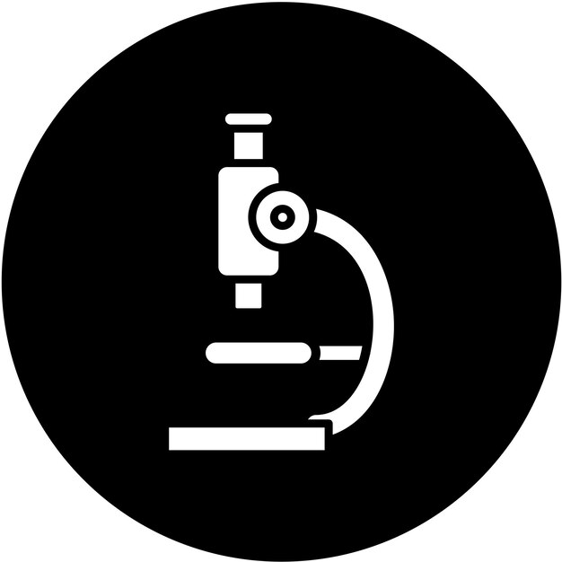 Vector Design Microscope Icon Style