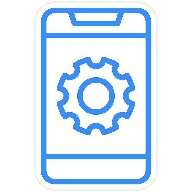 Vector Design Mobile Phones Icon Style
