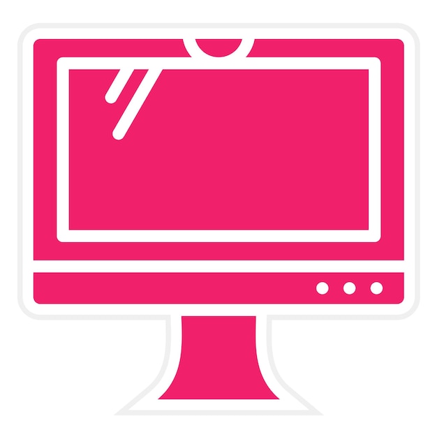 Vector Design Monitor Icon Style