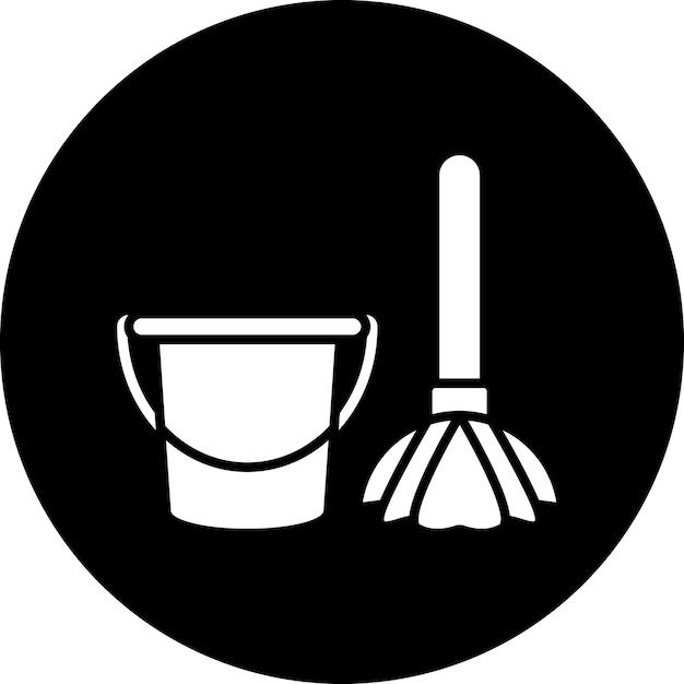 Vector Design Mop Icon Style