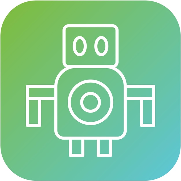 Vector Design Nanorobot Icon Style