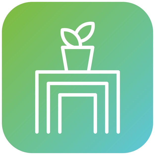 Vector Design Nesting Tables Icon Style