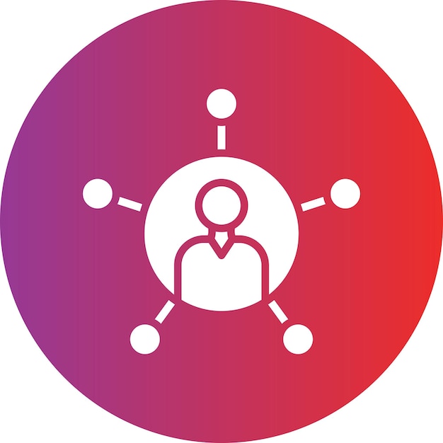 vector design networking icon style