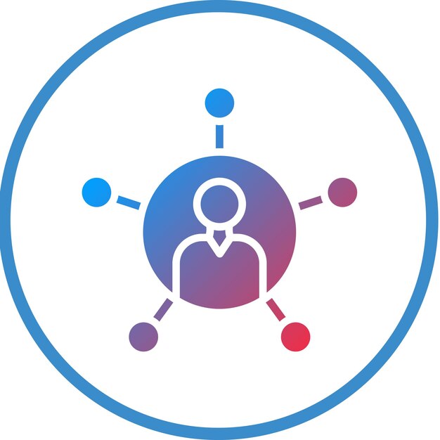vector design networking icon style