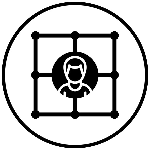 vector design networking icon style