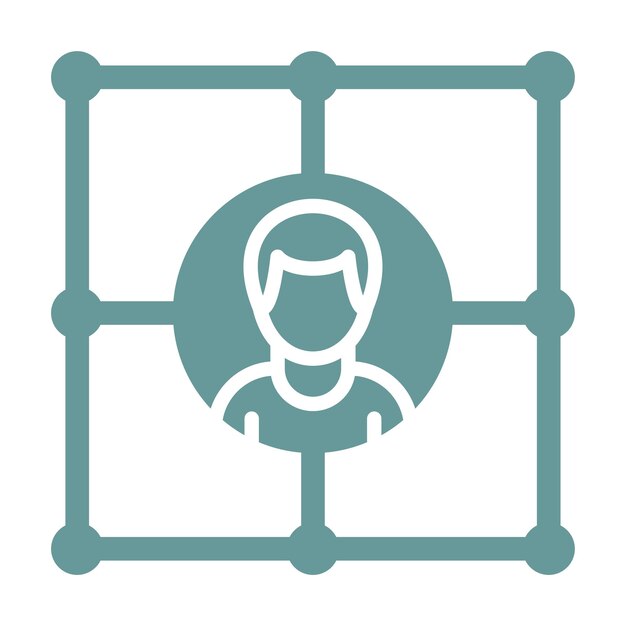 vector design networking icon style