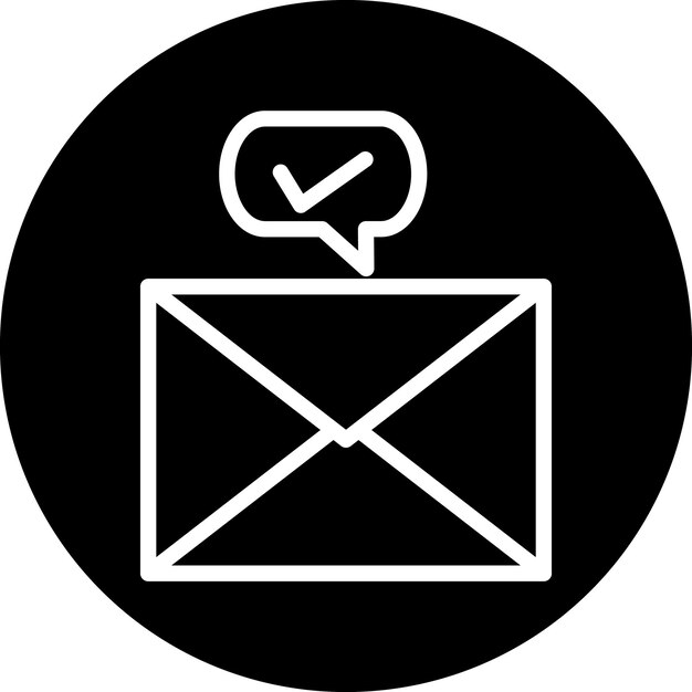 Vector Design Opt In Icon Style