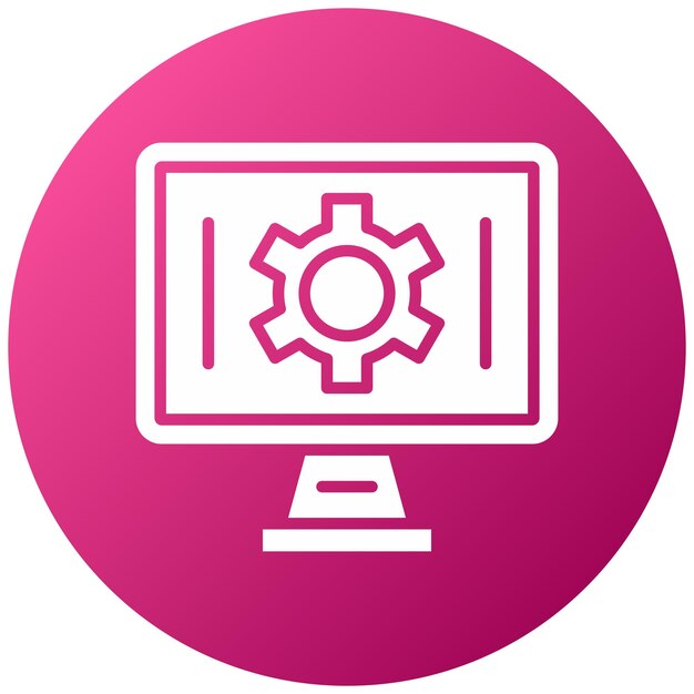 Vector Design Optimization Icon Style