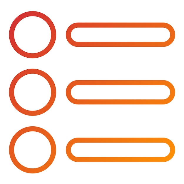 Vector Design Options Menu Icon Style