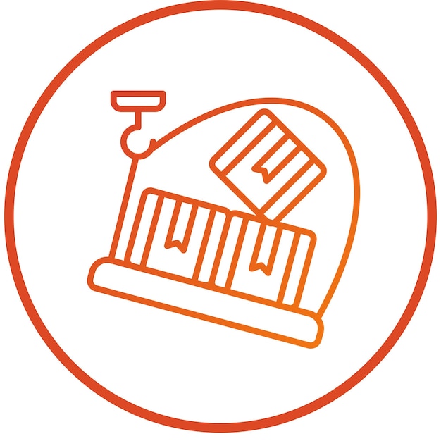 Vector Design Overflow Shipment Icon Style