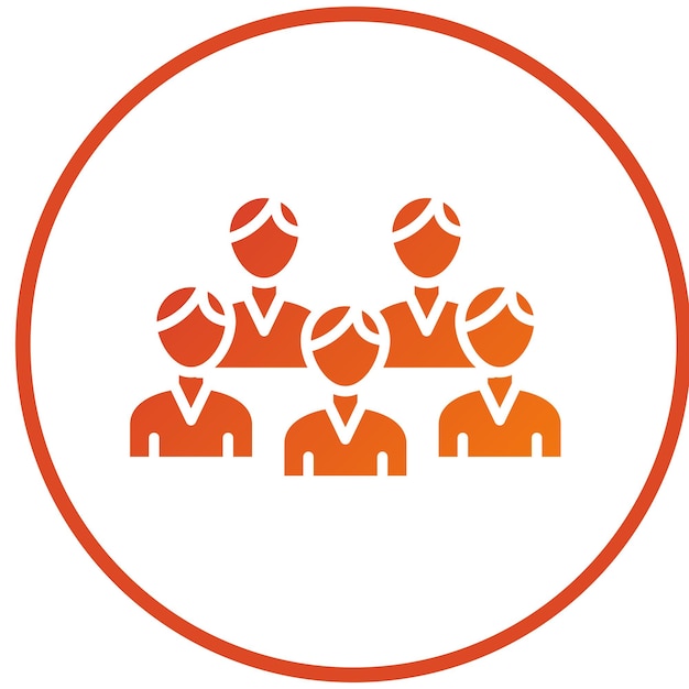 Vector Design Party Crowd Icon Style