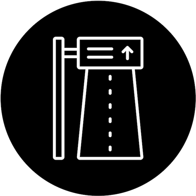 Vector Design Pathway Icon Style