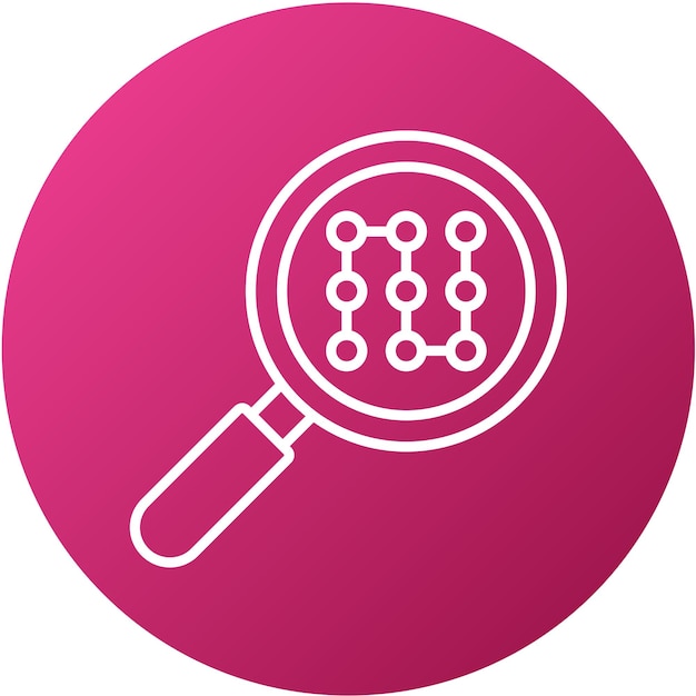 Vector Design Pattern Recognition Icon Style