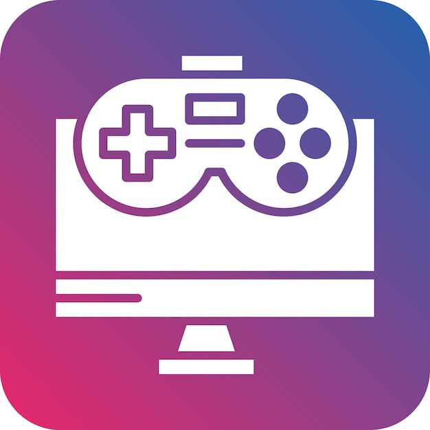 Vector Design PC Game Icon Style