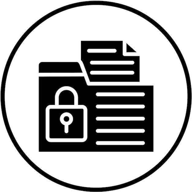 Vector Design Personal Data Breach Icon Style