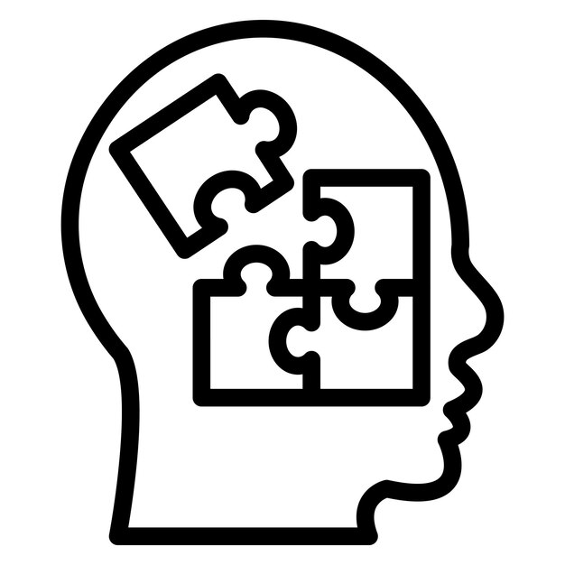 Vector Design Problem Solving Icon Style