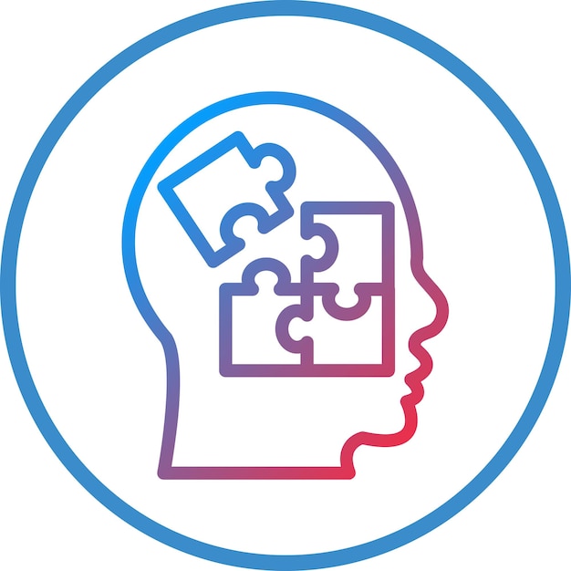 Vector Design Problem Solving Icon Style
