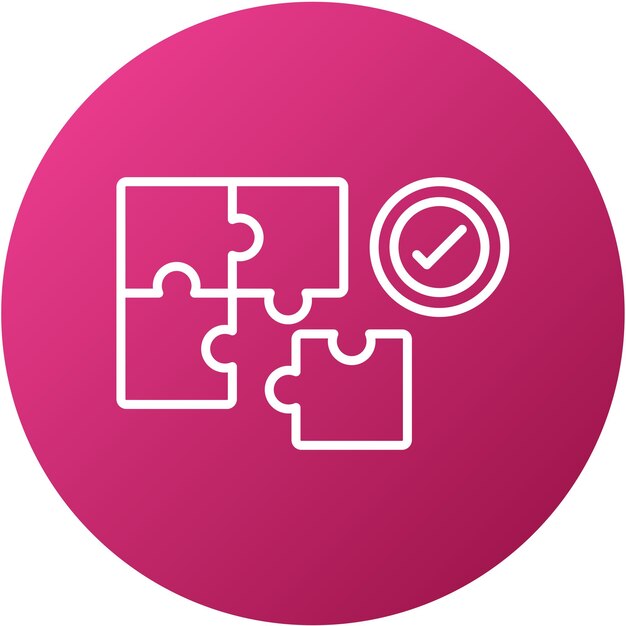 Vector Design Problem Solving Icon Style