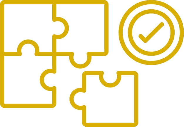 Vector Design Problem Solving Icon Style