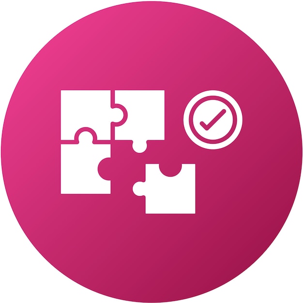 Vector Design Problem Solving Icon Style