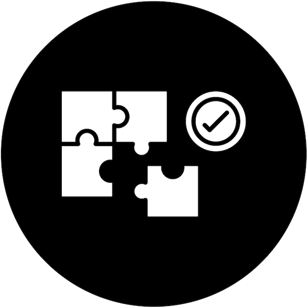 Vector Design Problem Solving Icon Style