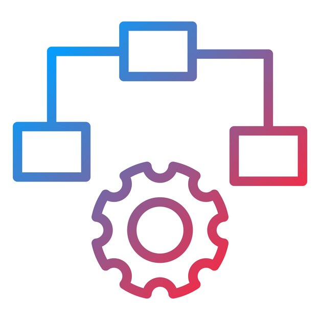 Vector Design Product Management Icon Style