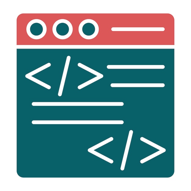 vector design programming icon style