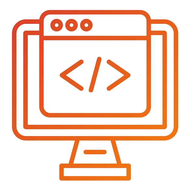 vector design programming icon style