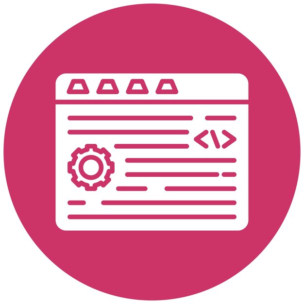 vector design programming icon style