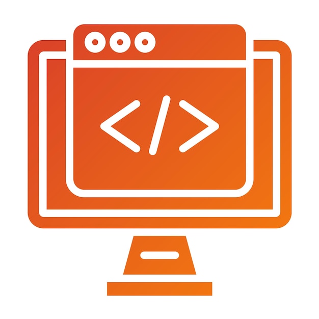 vector design programming icon style