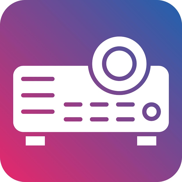 Vector Design Projector Icon Style