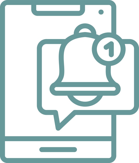 Vector Design Push Notifications Icon Style