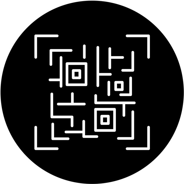 Vector Design Qr Code Icon Style