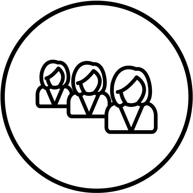 Vector Design Queue Icon Style