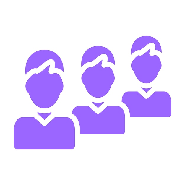 vector design queueing icon style