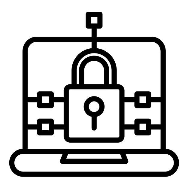 Vector Design Ransomware Icon Style