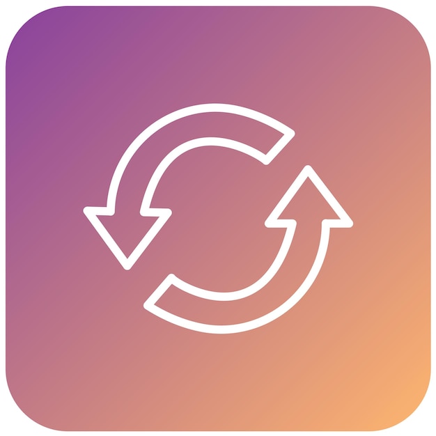 Vector Design Refresh Icon Style
