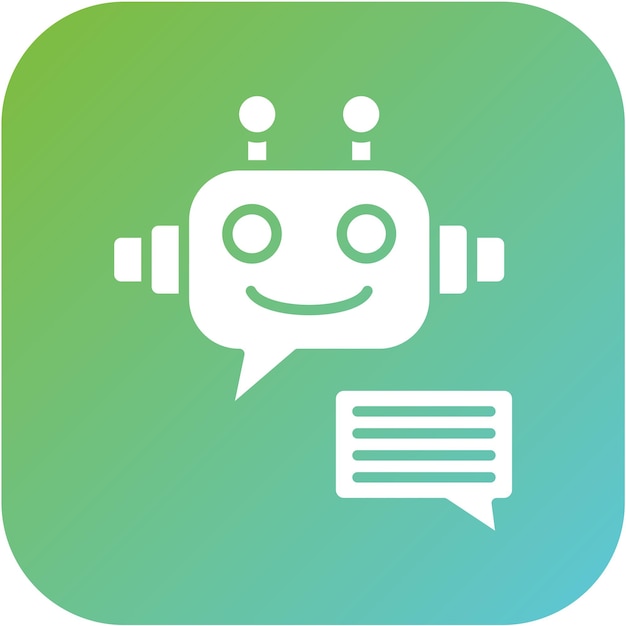 Vector Design Robot Assistant Icon Style