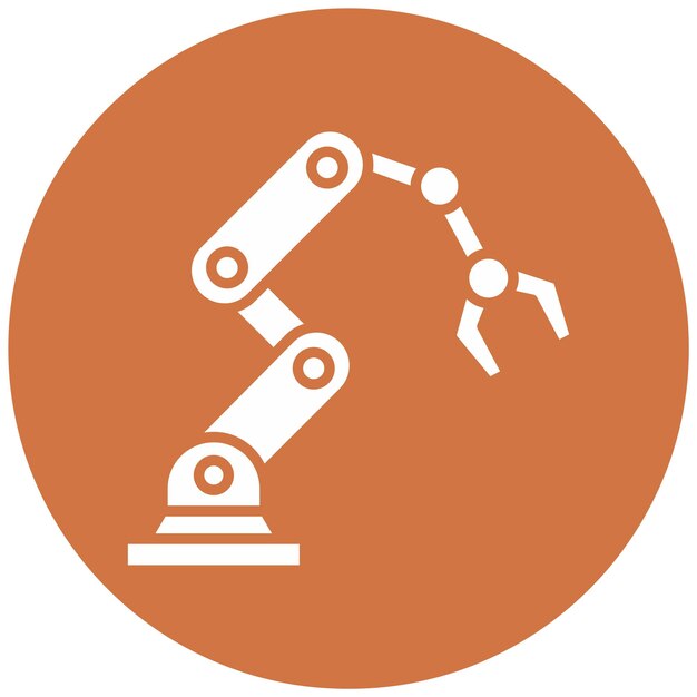 Vector Design Robotics Icon Style