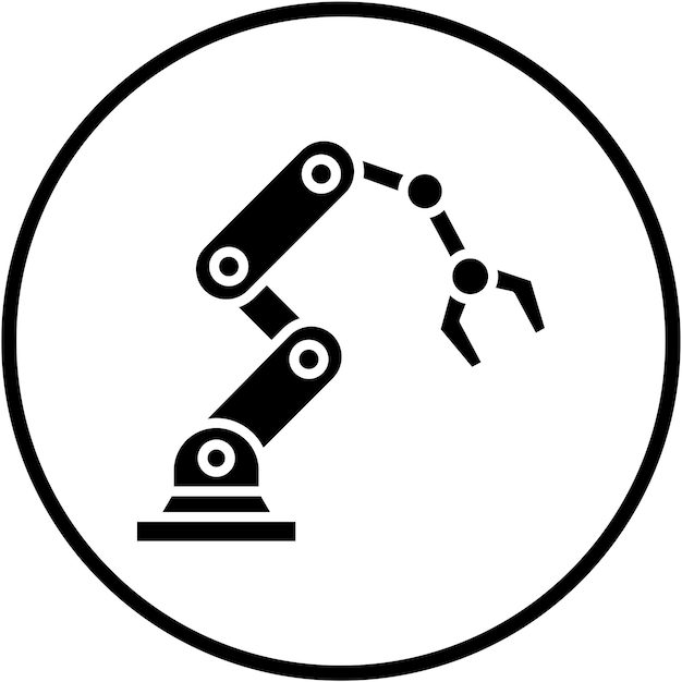 Vector Design Robotics Icon Style
