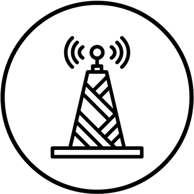 Vector Design Satellite Communication Icon Style