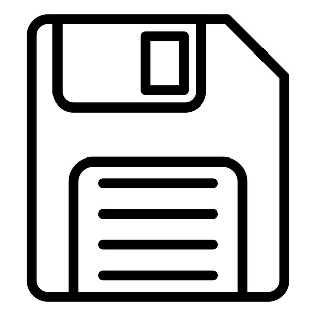 Vector Design Save Icon Style