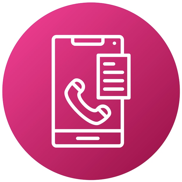vector design scripted calls icon style