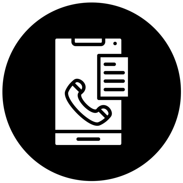 vector design scripted calls icon style