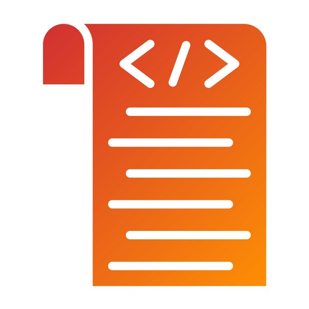 vector design scripting icon style
