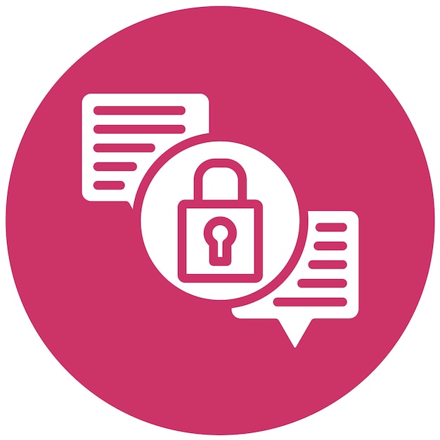 vector design secure encryption icon style