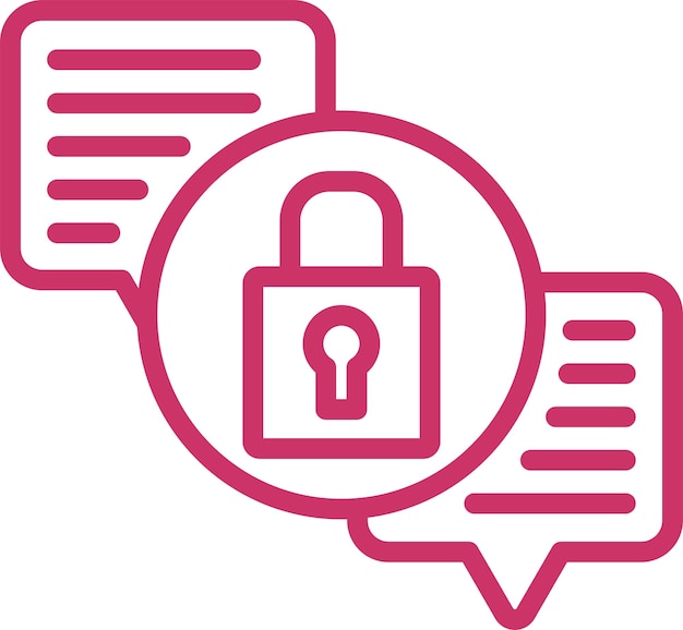 vector design secure encryption icon style