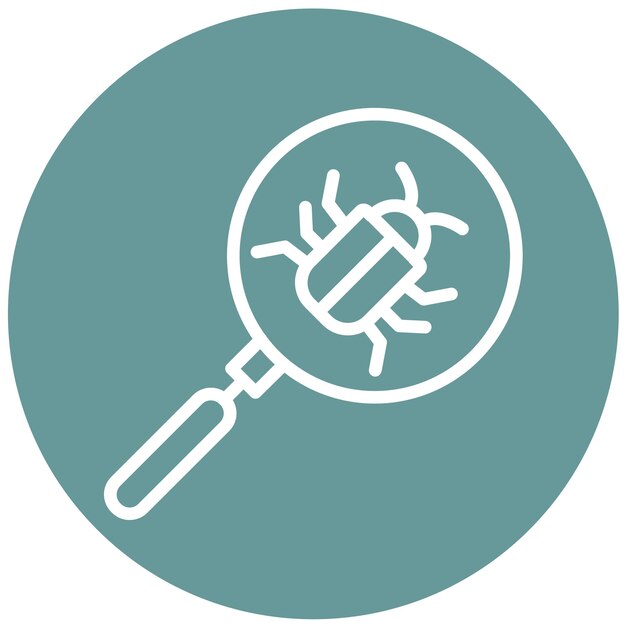 vector design secure trace icon style