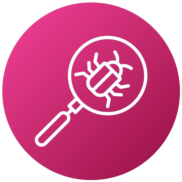 vector design secure trace icon style