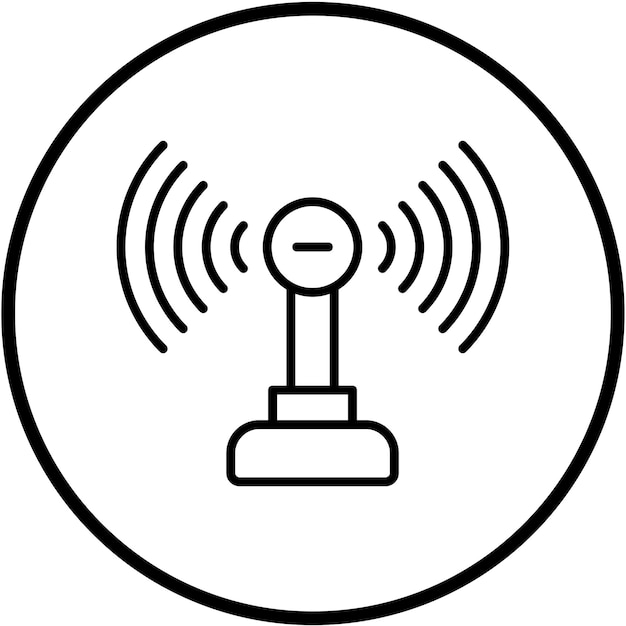 Vector Design Sensor Icon Style